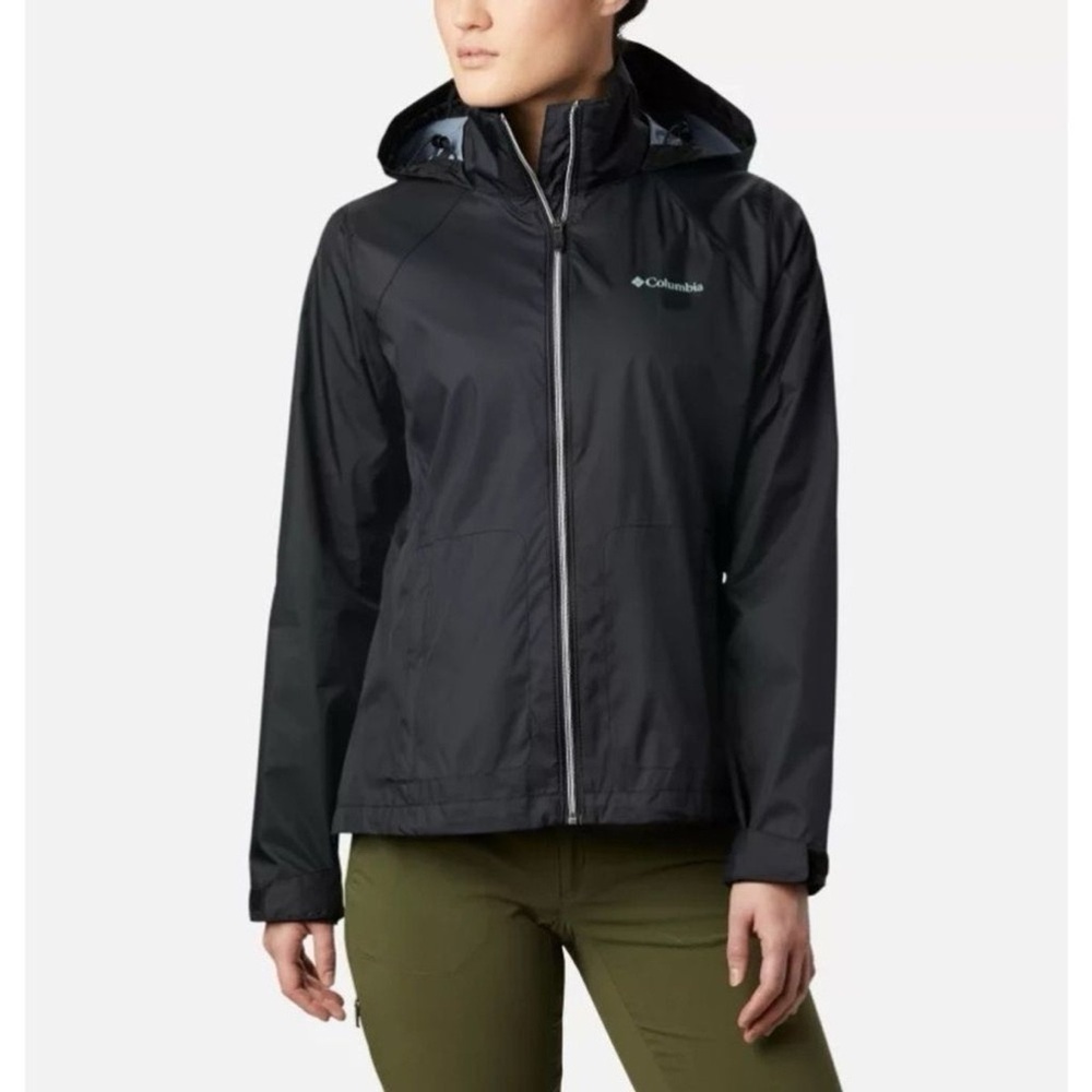 Columbia Women's Black Switchback Lightweight Gorpcore Active Jacket Size Medium
